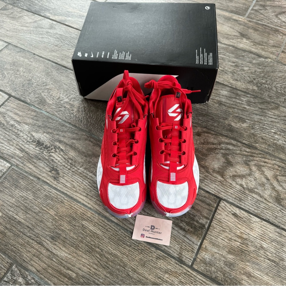 Brand New Air Jordan Luka 2 TB Men’s Sneakers “University Red” FN7400 160 - Picture 9 of 14